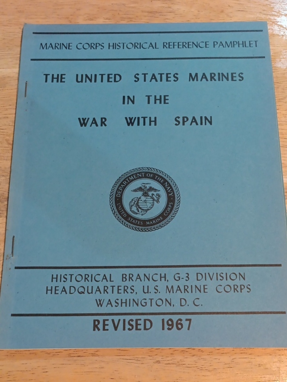 2/$8 The United States Marines in the War With Spain By Bernard C Nalty